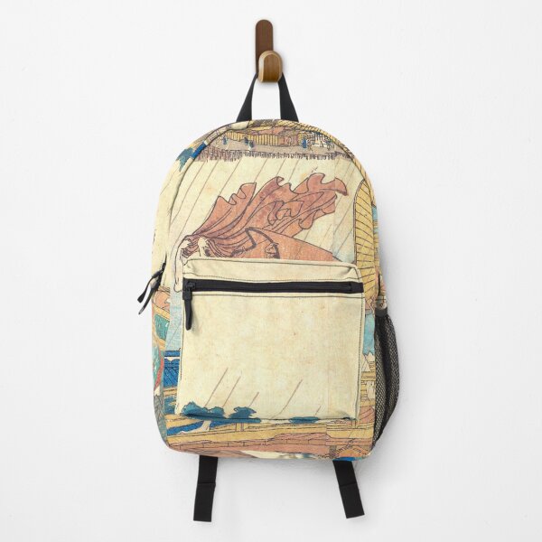 Item preview, Shower at the New Yanagi Bridge - Katsushika Hokusai designed and sold by SimpleJoyStyle.