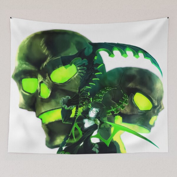 Item preview, Arte de retrato de Dead Master Black Rock Shooter designed and sold by Joyaie.