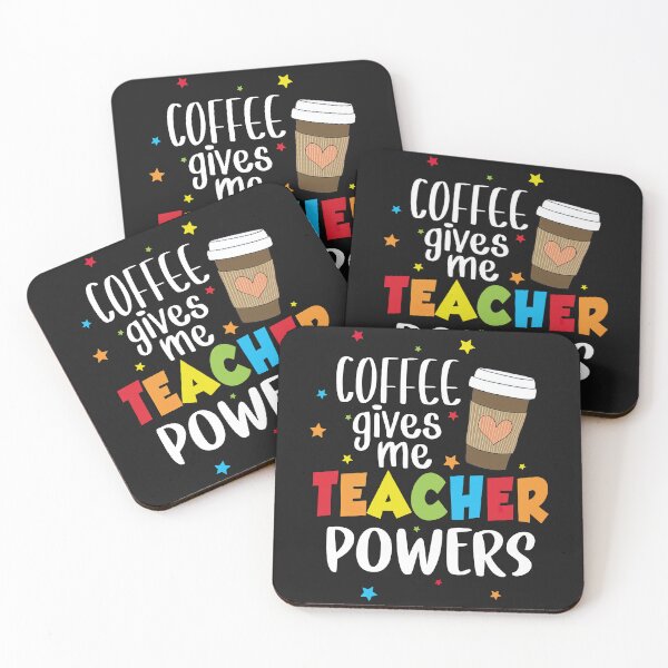 Item preview, Coffee Gives Me Teacher Powers Cute Trendy Teacher designed and sold by alanxgoldberger.