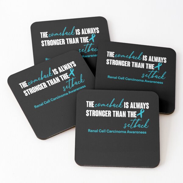 Item preview, Renal Cell Carcinoma Awareness - The Comeback is Always Stronger Than The Setback designed and sold by Robbsyn.