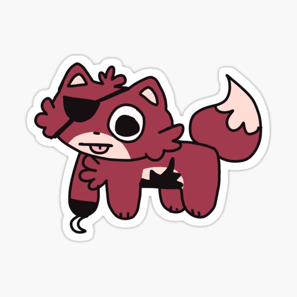 FNAF Foxy Sticker Sticker for Sale by NebulaDunes