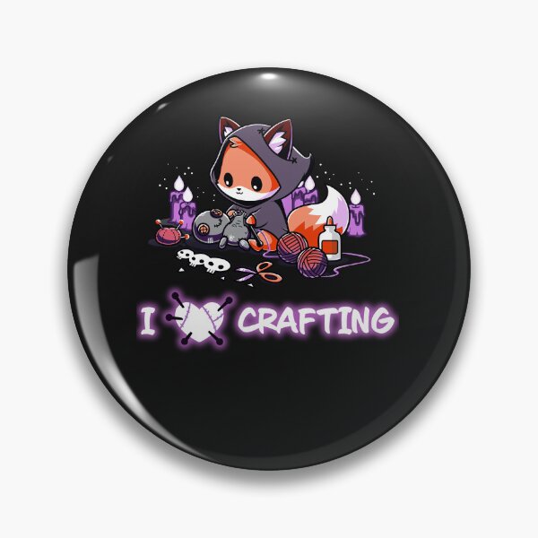 Item preview, Fox I Love Crafting Funny Crafters Halloween designed and sold by alanxgoldberger.