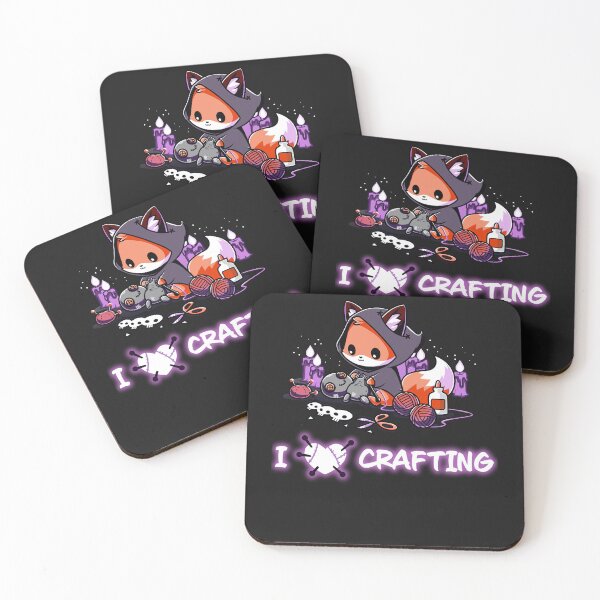 Item preview, Fox I Love Crafting Funny Crafters Halloween designed and sold by alanxgoldberger.
