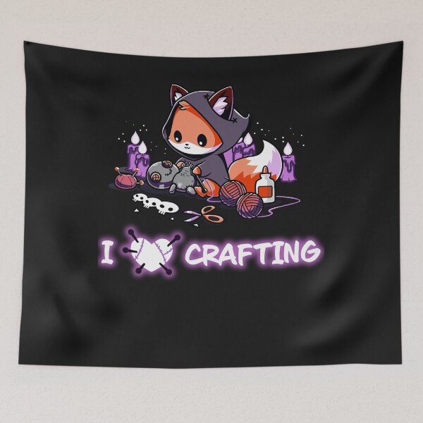 Item preview, Fox I Love Crafting Funny Crafters Halloween designed and sold by alanxgoldberger.