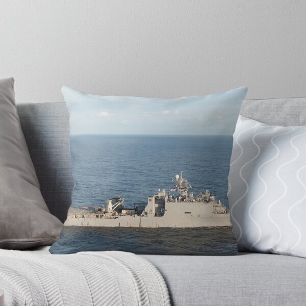 Item preview, STK107673M-Amphibious dock landing ship USS Pearl Harbor transits the Pacific Ocean. designed and sold by StocktrekImages.