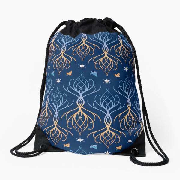 Item preview, Elven trees Royal Blue designed and sold by Alwen-Art.