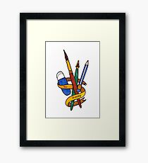 Love Drawing Framed Print