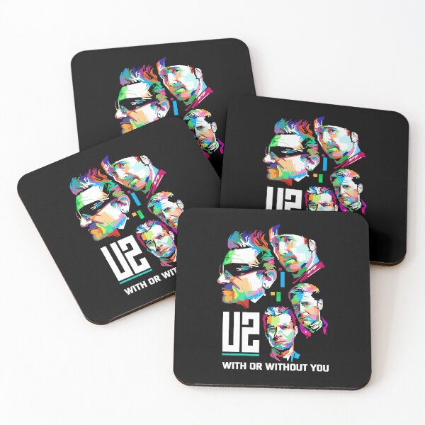 Item preview, Vintage Ú2 With Or Without You Tee – Ú2 Rock Band Members Color Art – Shirt For Men Ú2 Legends Handmade designed and sold by pratsbusson.