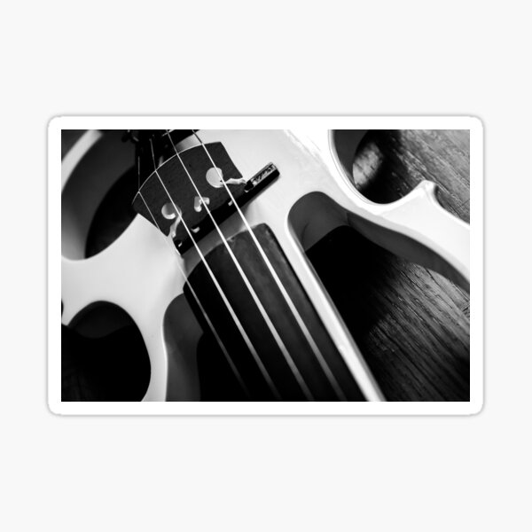 Violin close-up 1 Sticker