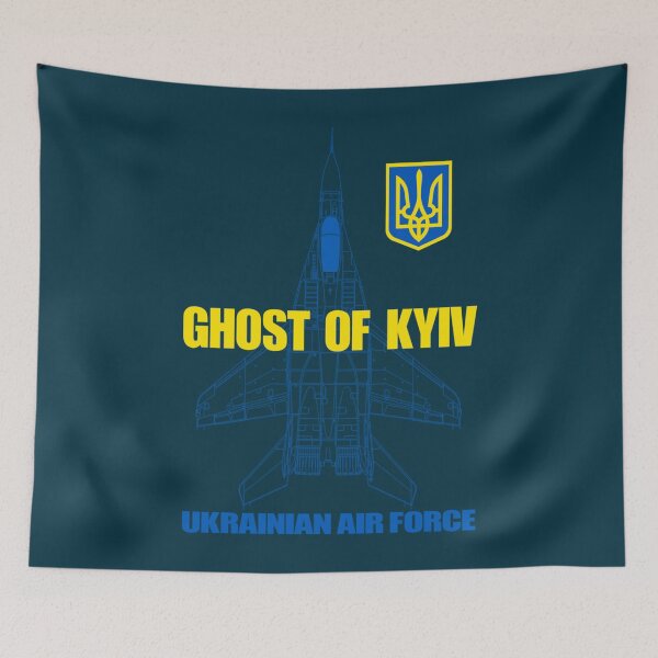Item preview, Ghost Of Kyiv Mig-29 Ukrainian Air Force   designed and sold by KrisDanilisen.