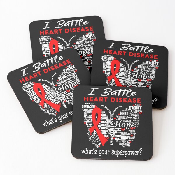 Item preview, Heart Disease Warrior - I Battle Heart Disease What is your Superpower? designed and sold by KirstybShop.