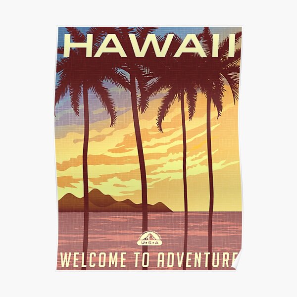 Welcome to Adventure - Hawaii Poster