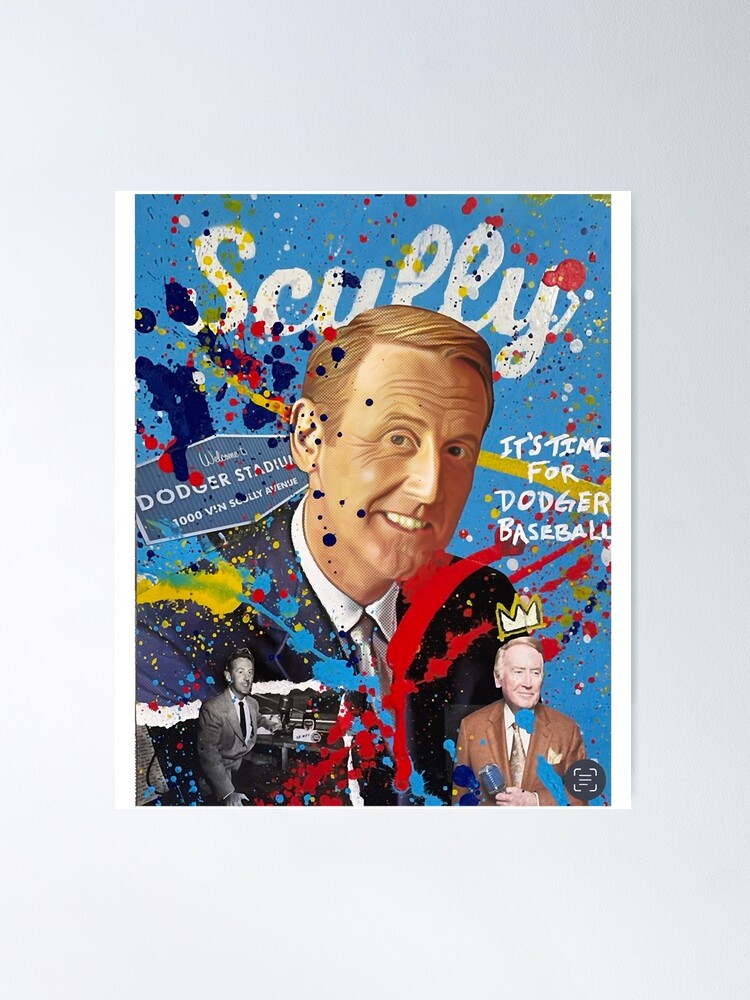 RIP VIN Scully the legend of baseball Poster for Sale by Eslam