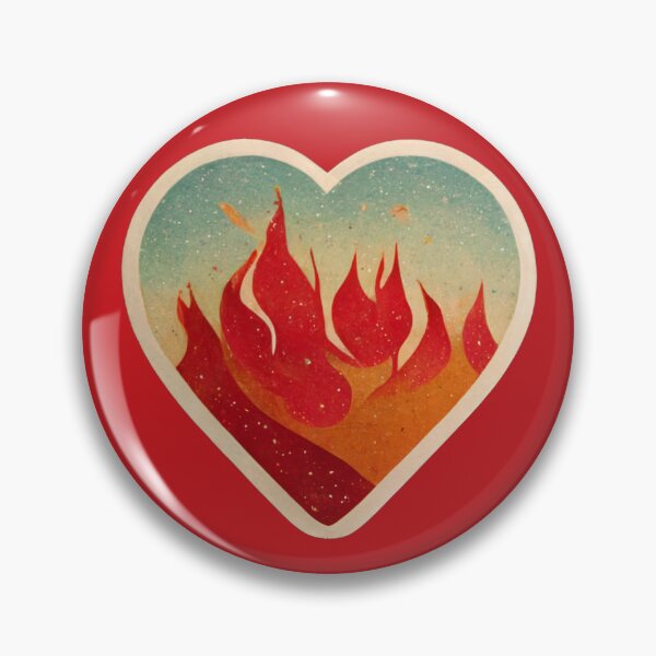 Item preview, The fire in my heart designed and sold by etherElric.