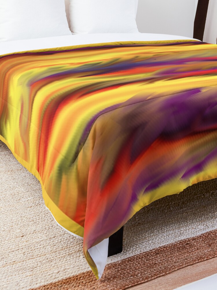 Alternate view of Jupiter Fire Comforter