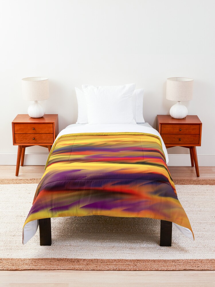 Alternate view of Jupiter Fire Comforter