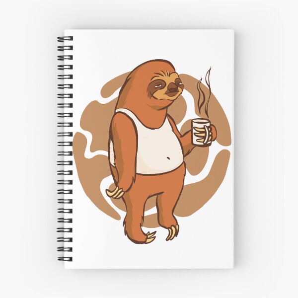 Item preview, Sloth With A Cup of Coffee designed and sold by JupiterCyclops.