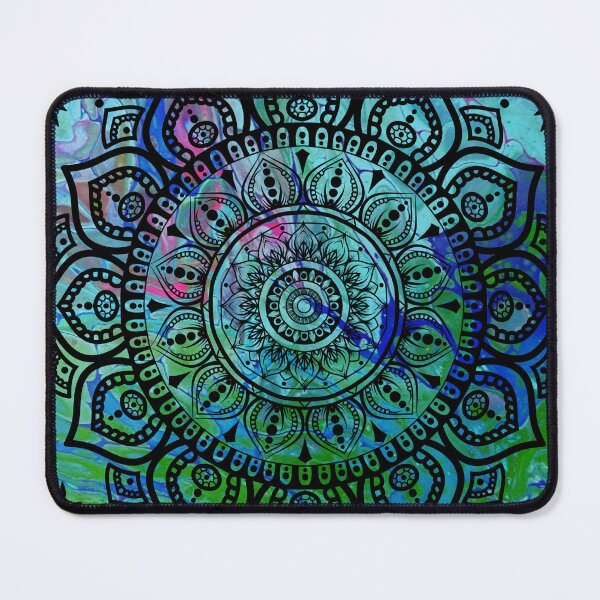 Item preview, Fluid Art Design - Flip Cup Technique - Bright Colors Mandala designed and sold by AussieMuma.