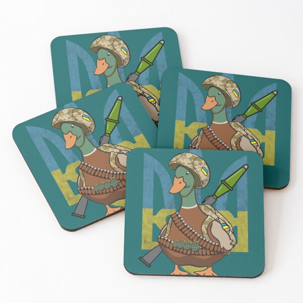 Item preview, Military Duck Ukrainian Herb Flag Funny Ukraine Secret Army Humor Gift    designed and sold by KrisDanilisen.