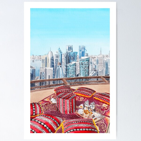 Sale for Redbubble | Doha Posters
