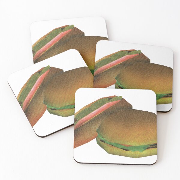 Item preview, 3D hotdog and burger designed and sold by GameCafe.