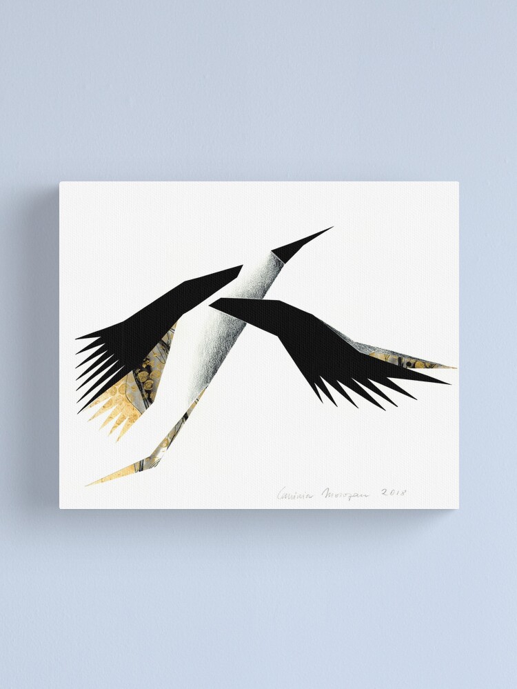 Thumbnail 2 of 3, Canvas Print, Flight III designed and sold by laviniamorozan.