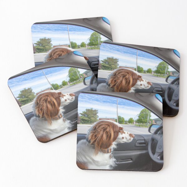 Item preview, Photo of a dog in drivers seat in a car  designed and sold by theworld2021.