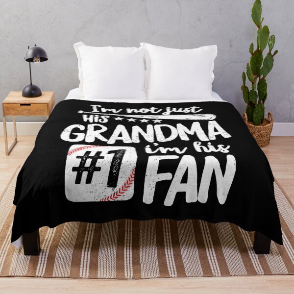 Item preview, I'm Not Just His Grandma I'm His #1 Fan Baseball Grandma designed and sold by MichelSorour.