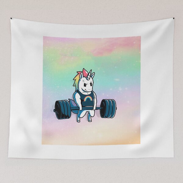 Item preview, Unicorn Star Gym Nice Leg Day Muscles Design Dumbbell Funny designed and sold by AmadoAdams99.