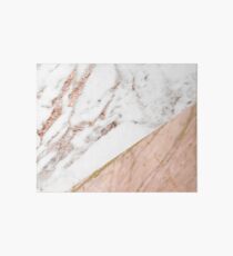Rose gold marble blended Art Board