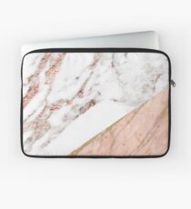 Rose gold marble blended Laptop Sleeve