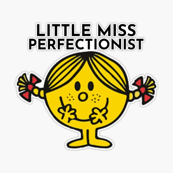 Little Miss Perfectionist Sticker for Sale by BoldNFresh