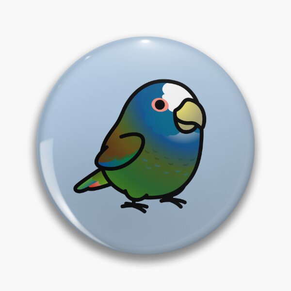 Item preview, Chubby White-capped, White-crowned Pionus Parrot designed and sold by birdhism.