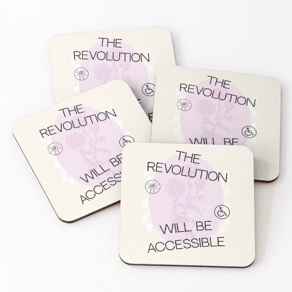 Item preview, The Revolution Will Be Accessible designed and sold by Picket Club.