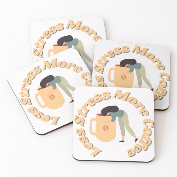 Item preview, Less Stress More Coffee designed and sold by CreacionsMeraki.