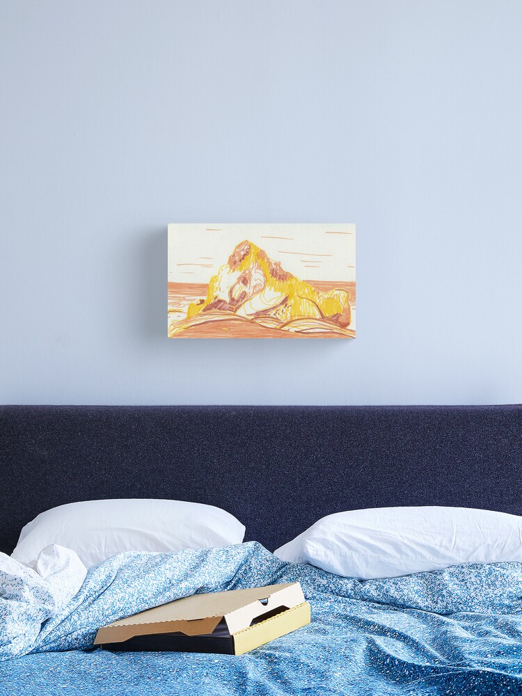 Thumbnail 1 of 3, Canvas Print, Big Sur, California designed and sold by laviniamorozan.