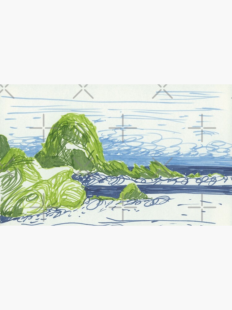 Thumbnail 3 of 3, Poster, Big Sur,California II designed and sold by laviniamorozan.