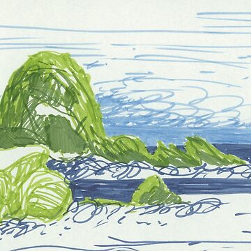 Artwork thumbnail, Big Sur,California II by laviniamorozan