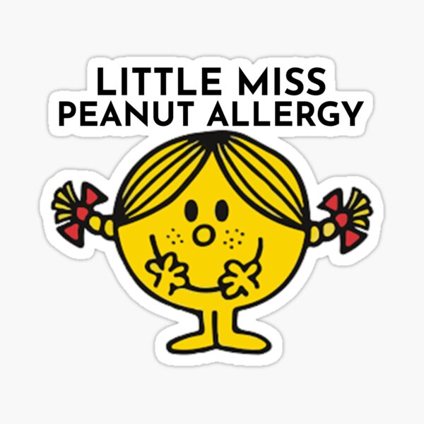 Item preview, Little Miss Peanut Allergy designed and sold by BoldNFresh.
