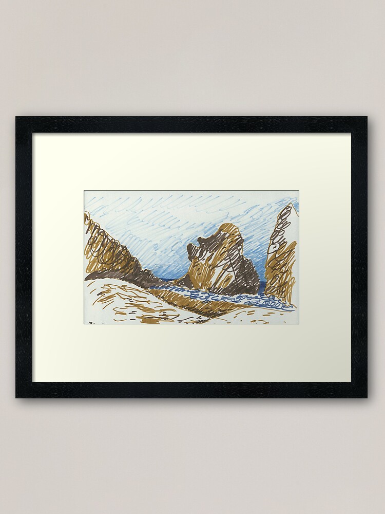 Thumbnail 2 of 7, Framed Art Print, Big Sur, California III designed and sold by laviniamorozan.