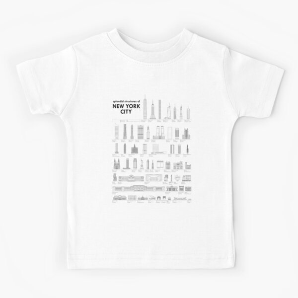 NYC New York City logo - white t shirt top USA design - mens womens kids &  baby