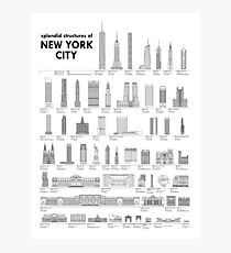 Splendid Structures of NYC Photographic Print