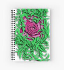 The Eye Deep within the rose Spiral Notebook