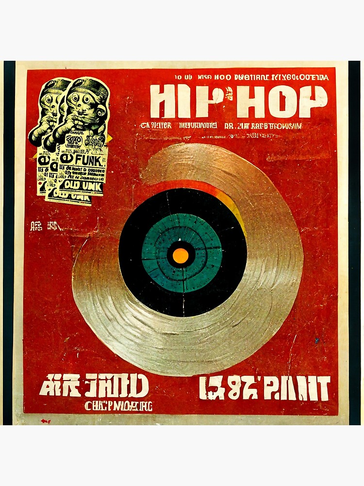 "Hip Hop Album Cover with stickers " Poster for Sale by Quainphoto