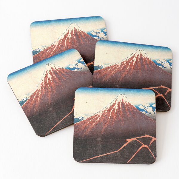 Item preview, Storm Below Mount Fuji - Katsushika Hokusai designed and sold by SimpleJoyStyle.