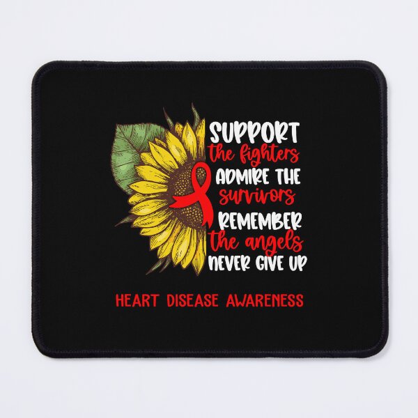 Item preview, Heart Disease Awareness - Support the Fighters Admire the Survivors Remember the Angels Never Give Up designed and sold by whlrcheryl.