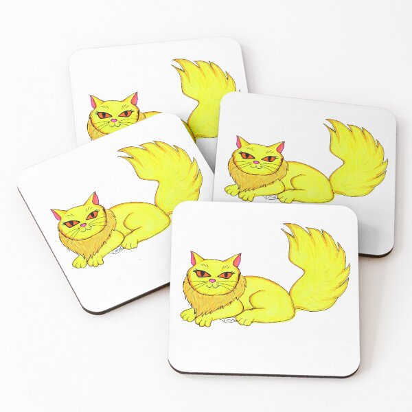 Item preview, Gold Yellow Fluff Cat designed and sold by Cats-And-Kat.
