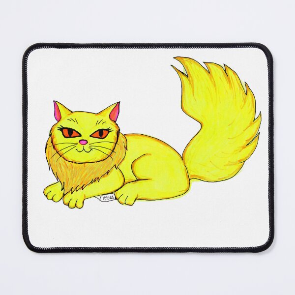 Item preview, Gold Yellow Fluff Cat designed and sold by Cats-And-Kat.