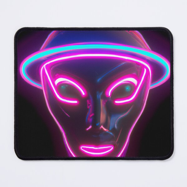 Item preview, neon futuristic alien designed and sold by pastelpayground.