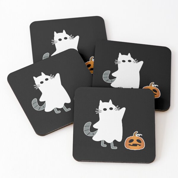 Item preview, Ghost Cat Pumpkin Halloween designed and sold by Teapot-art.